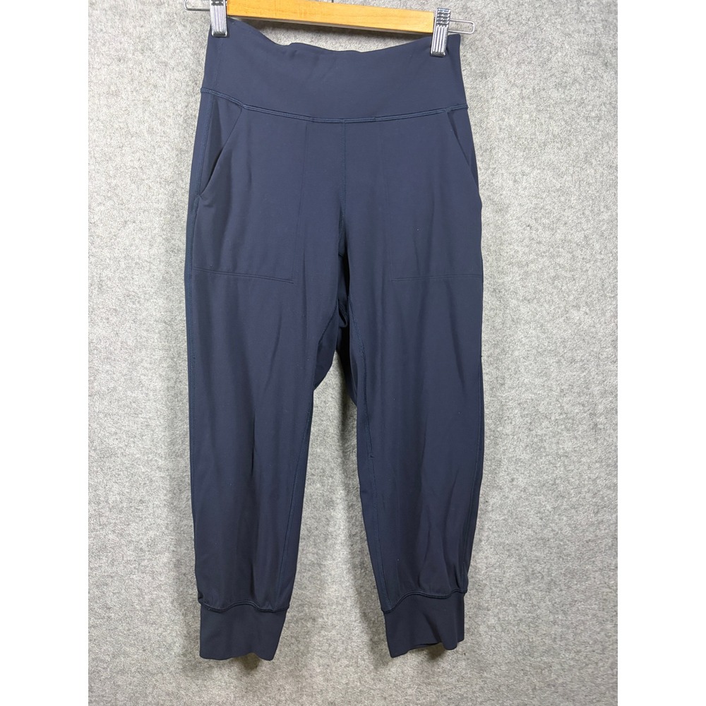 Lululemon Align Jogger 23 Navy Blue Nulu High Rise‎ Yoga Pants Womens Size 4